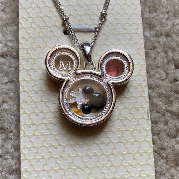 Disney Silver Mickey Mouse Pendant and Chain - Picture 3 of 3
